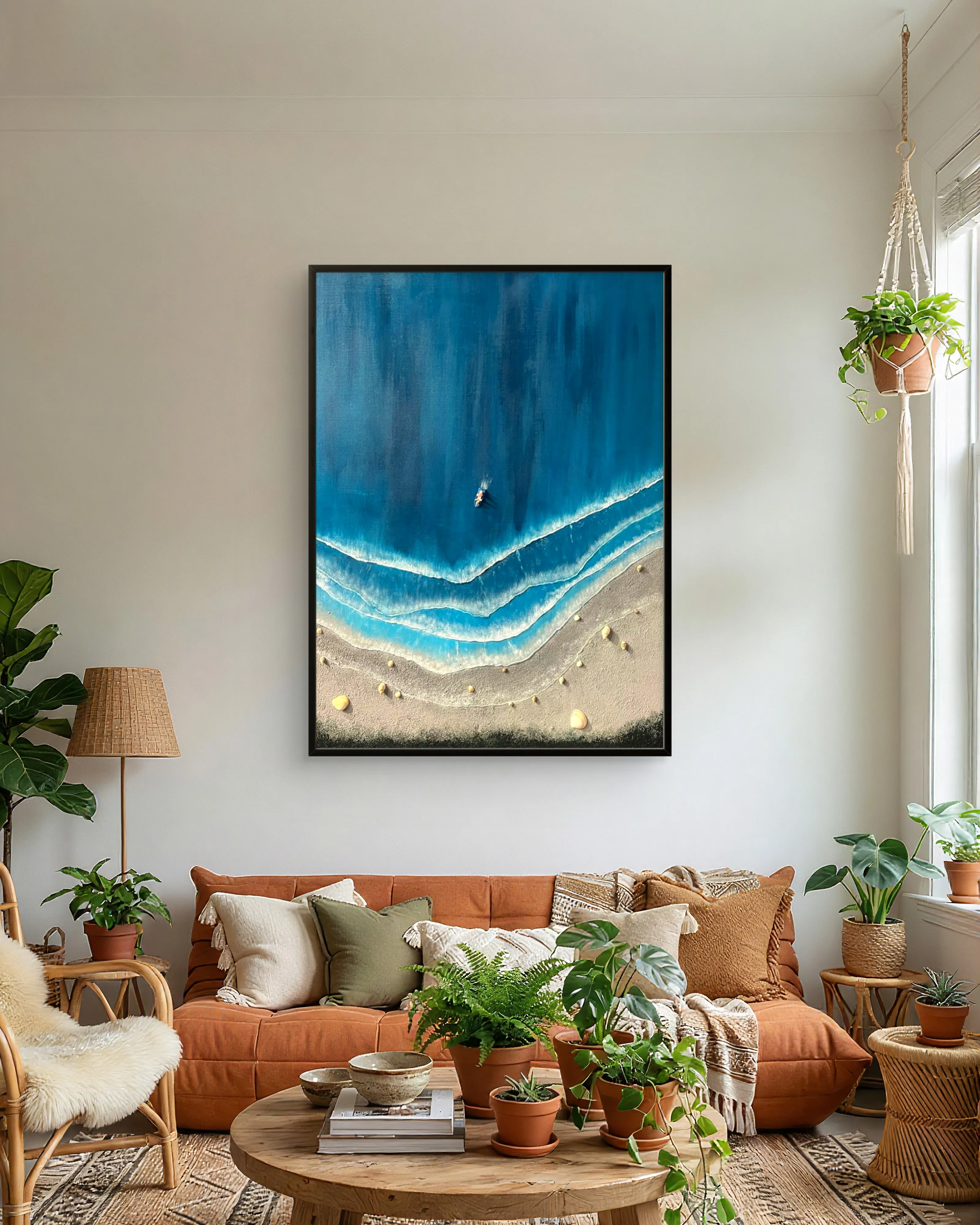 Silent Shorelines - 30 x 40 Inches artwork view 4