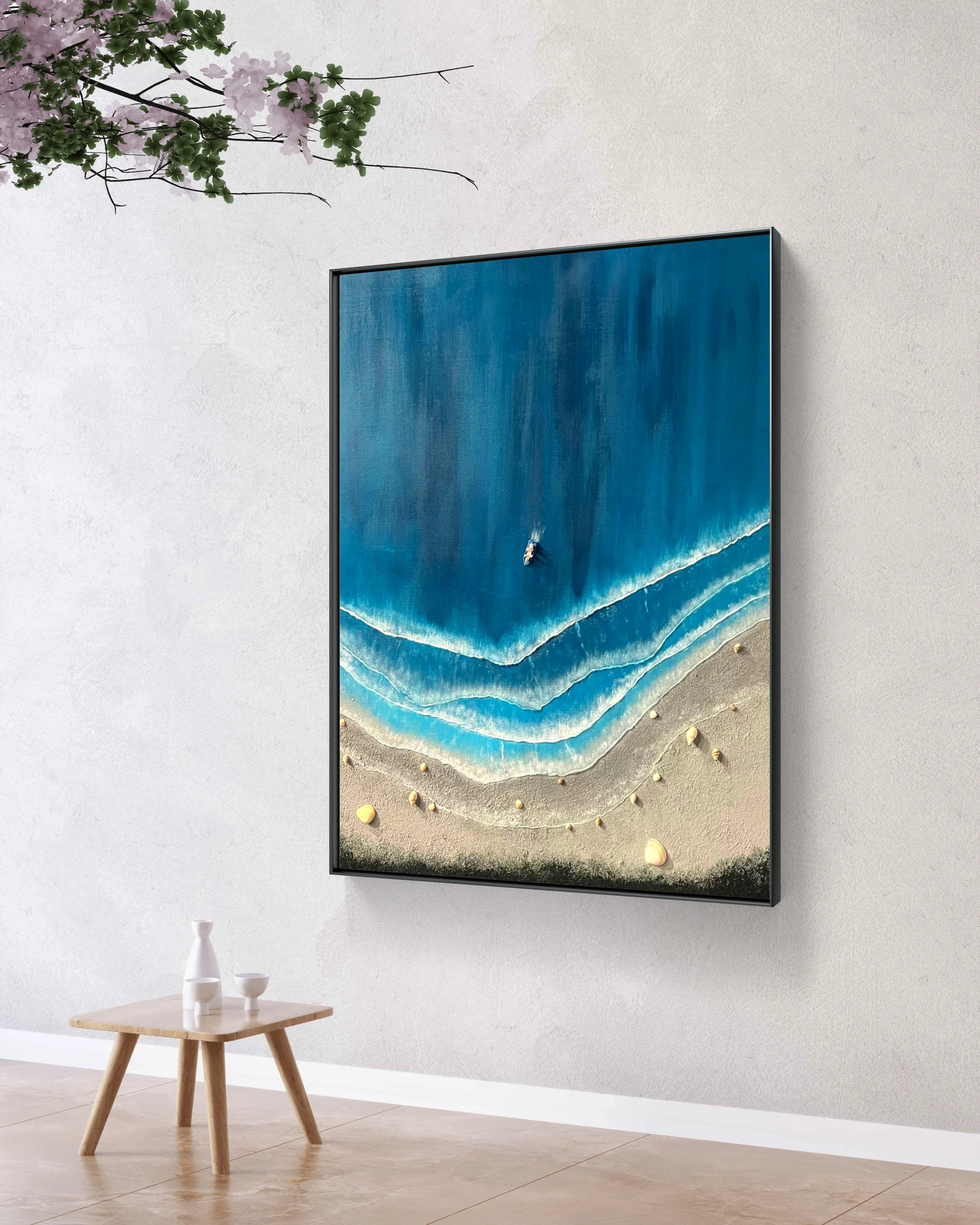 Silent Shorelines - 30 x 40 Inches artwork view 5